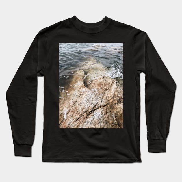 Rocks at High Tide Long Sleeve T-Shirt by offdutyplaces